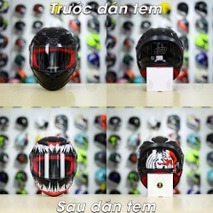 Tem Decal Venom Version 2 Cho Nón Fullface - Không Nón - FREESHIP