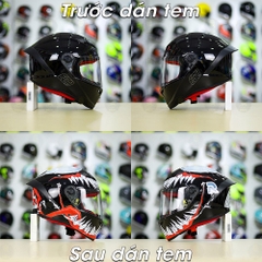 Tem Decal Venom Version 2 Cho Nón Fullface - Không Nón - FREESHIP