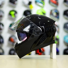 Mũ Lật Hàm EGO E9 Đen Bóng Freeship