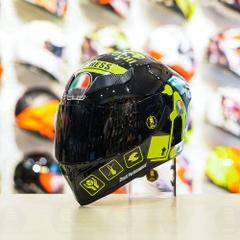 Tem Decal AGV Corsa Vàng Cho Nón Fullface - Không Nón - FREESHIP