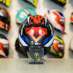 Mũ Royal M138b Đen Bóng + Tặng Dán Tem Decal Shoei BRINK Đỏ Xanh FREESHIP