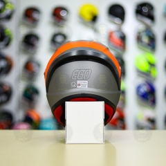 Mũ Fullface EGO E7 T1 Xám Cam Nhám FREESHIP