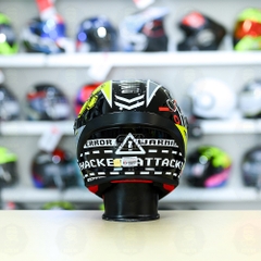 Mũ Fullface EGO E7 T17 Đen Vàng Bóng FREESHIP