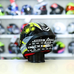 Mũ Fullface EGO E7 T17 Đen Vàng Bóng FREESHIP