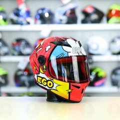 Mũ Fullface EGO E7 T19 Đỏ Hồng FREESHIP