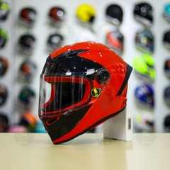 Mũ Fullface EGO E7 T2 Đỏ Đen Bóng FREESHIP