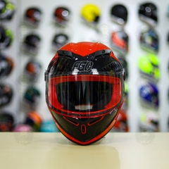 Mũ Fullface EGO E7 T2 Đỏ Đen Bóng FREESHIP