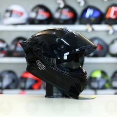 Mũ Fullface EGO E81 Đen Bóng + Đuôi Gió FREESHIP