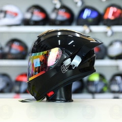 Mũ Fullface EGO E81 Đen Bóng + Đuôi Gió FREESHIP