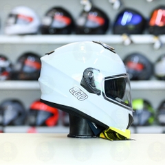 Mũ Fullface EGO E81 Trắng Bóng FREESHIP