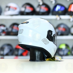 Mũ Fullface EGO E81 Trắng Bóng FREESHIP