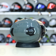 Mũ Fullface EGO E81 Xi Măng Bóng FREESHIP