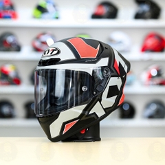 Mũ Fullface KYT TT Course Electro Đỏ Xám Nhám FREESHIP