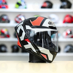 Mũ Fullface KYT TT Course Electro Đỏ Xám Nhám FREESHIP