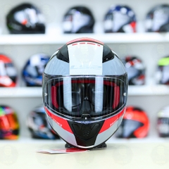 Mũ Fullface LS2 FF353 Blink Trắng Đỏ FREESHIP