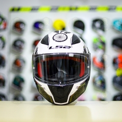 Mũ Fullface LS2 FF353 BOHO Trắng Tím FREESHIP