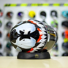 Mũ LS2 FF353 Đen Bóng + Dán Tem Decal Venom V2 FREESHIP