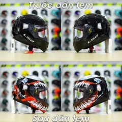 Tem Decal Venom Version 2 Cho LS2 FF353 - Không Nón - FREESHIP