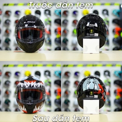 Tem Decal Venom Version 2 Cho LS2 FF353 - Không Nón - FREESHIP