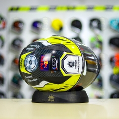 Mũ LS2 FF353 Đen Bóng + Dán Tem Decal Yamaha Exciter Vàng FREESHIP