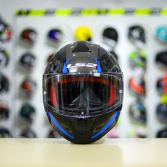 Mũ Fullface LS2 FF353 Đen Xanh FREESHIP