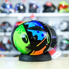 Mũ Fullface LS2 FF353 Masterpiece Đen Xanh Vàng FREESHIP