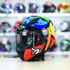 Mũ Fullface LS2 FF353 Masterpiece Đen Xanh Vàng FREESHIP