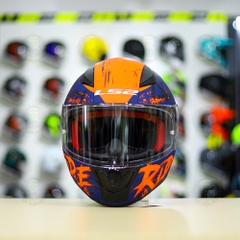 Mũ Fullface LS2 FF353 RIDE Xanh Cam Xám Nhám FREESHIP