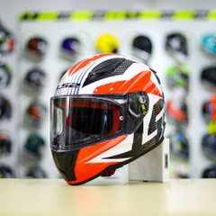 Mũ Fullface LS2 FF353 Trắng Đỏ FREESHIP
