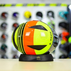 Mũ Fullface LS2 FF353 Vàng Đỏ Đen Multyfly FREESHIP