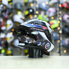 Mũ Fullface ROC R11 Pro Đen Bóng + Dán Tem Decal BMW 2025 FREESHIP