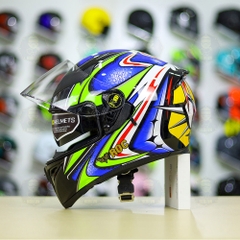 Mũ Fullface ROC 05 K3SV Xanh Bóng V3 DAIJIRO FREESHIP