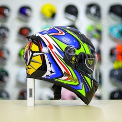 Mũ Fullface ROC 05 K3SV Xanh Bóng V3 DAIJIRO FREESHIP