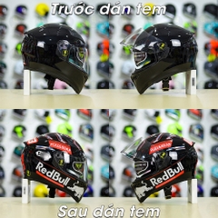 Tem Decal M93 Redbull V1 Cho Nón Fullface - Không Nón - FREESHIP