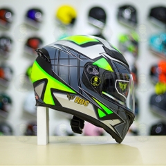 Mũ Fullface ROC 05 K3SV LIQUEFY Xanh Nhám FREESHIP