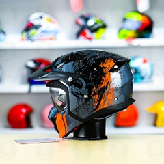 Mũ Fullface Yohe 890 NAVI T5 Cam Xám Bóng FREESHIP