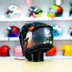 Mũ Fullface Yohe 890 NAVI T5 Cam Xám Bóng FREESHIP