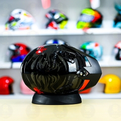 Mũ Fullface Yohe 890 NAVI T5 Đỏ Đen Bóng FREESHIP