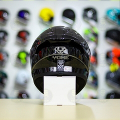 Mũ Yohe 978 Plus Đen Bóng + Kính Màu Đen FREESHIP