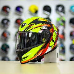 Mũ Fullface Yohe 978 PLUS 2020 SRT Đen Sọc Vàng FREESHIP