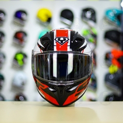 Mũ Fullface Yohe 978 PLUS 2020 SRT Trắng Đỏ FREESHIP