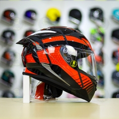 Mũ Fullface Yohe 978 PLUS 2020 T4 Đen Đỏ FREESHIP