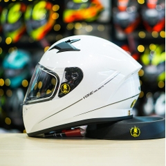 Mũ Fullface Yohe 978 Trắng Camay Bóng FREESHIP