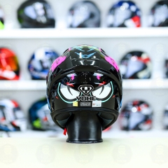 Mũ Fullface Yohe 985 T52 Đen Trắng Hồng FREESHIP