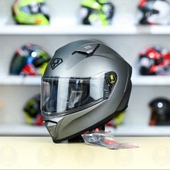 Mũ Fullface Yohe 985 Xám Titanium Nhám FREESHIP