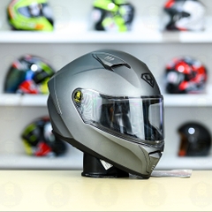 Mũ Fullface Yohe 985 Xám Titanium Nhám FREESHIP