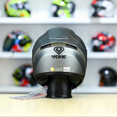 Mũ Fullface Yohe 985 Xám Titanium Nhám FREESHIP