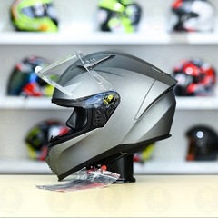 Mũ Fullface Yohe 985 Xám Titanium Nhám FREESHIP