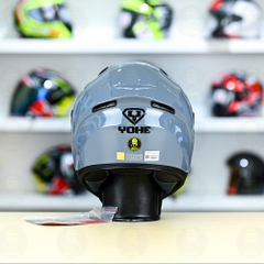 Mũ Fullface Yohe 985 Xi Măng Bóng FREESHIP
