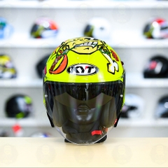 Mũ 3/4 2 kính KYT NFJ Misano - Freeship